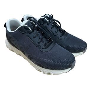 Vionic Mesh Lace Up Walking Sneaker Priscilla Black Women's Size 11 WIDE EUC